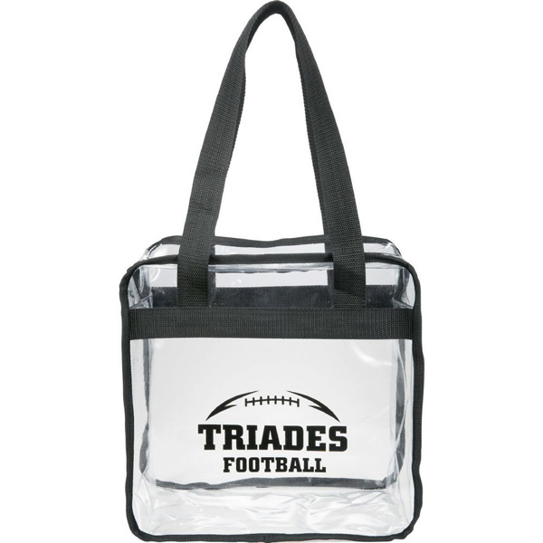 Game Day Clear Zippered Safety Tote image4